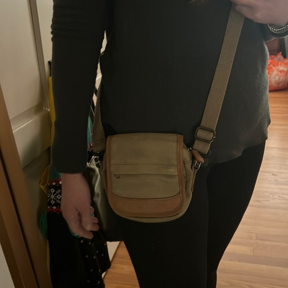 Vintage L.L. Bean Crossbody Bag Canvas View 2